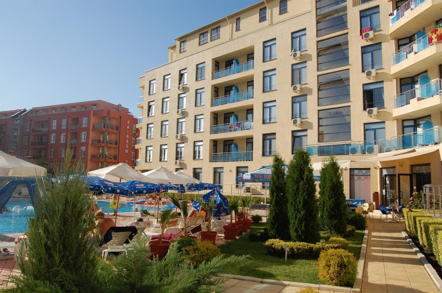 Rainbow 1 Holiday Complex Sunny Beach Exterior foto